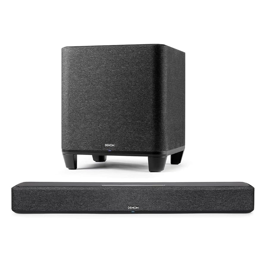 Denon  Sound Bar 550 | HEOS サウンドバー Amazon.com: Denon Home Sound Bar 550 with Dolby Atmos and